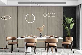 连云港轻奢风格-餐厅