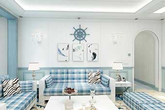 连云港地中海风格-客厅