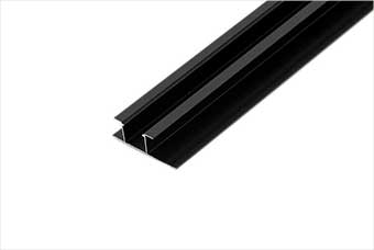 连云港航空纤维墙咔铝合金带灯中条（哑黑氧化）