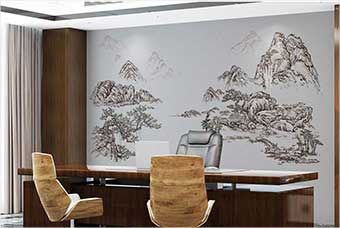 连云港森佰汇航空纤维墙咔（山水之间）